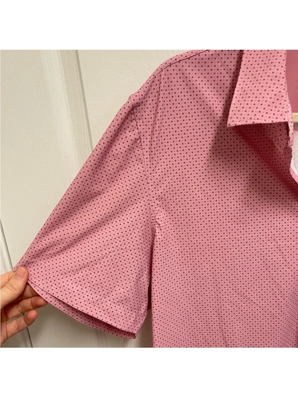 Flag & Anthem Men’s Pink Button Down Shirt. Sz Large - Picture 4 of 10